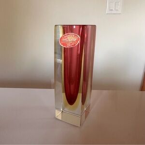 Murano Glass Sommerso bud vase 1970’s